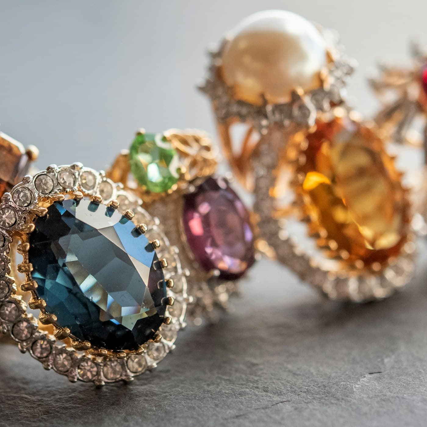Verdant Gemstone Cocktail Ring