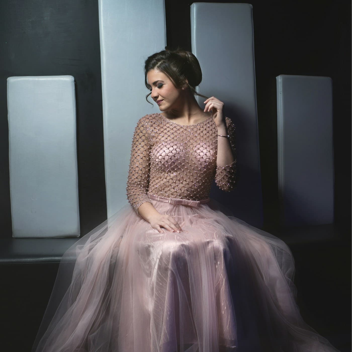 Ivory Salon Evening Dress