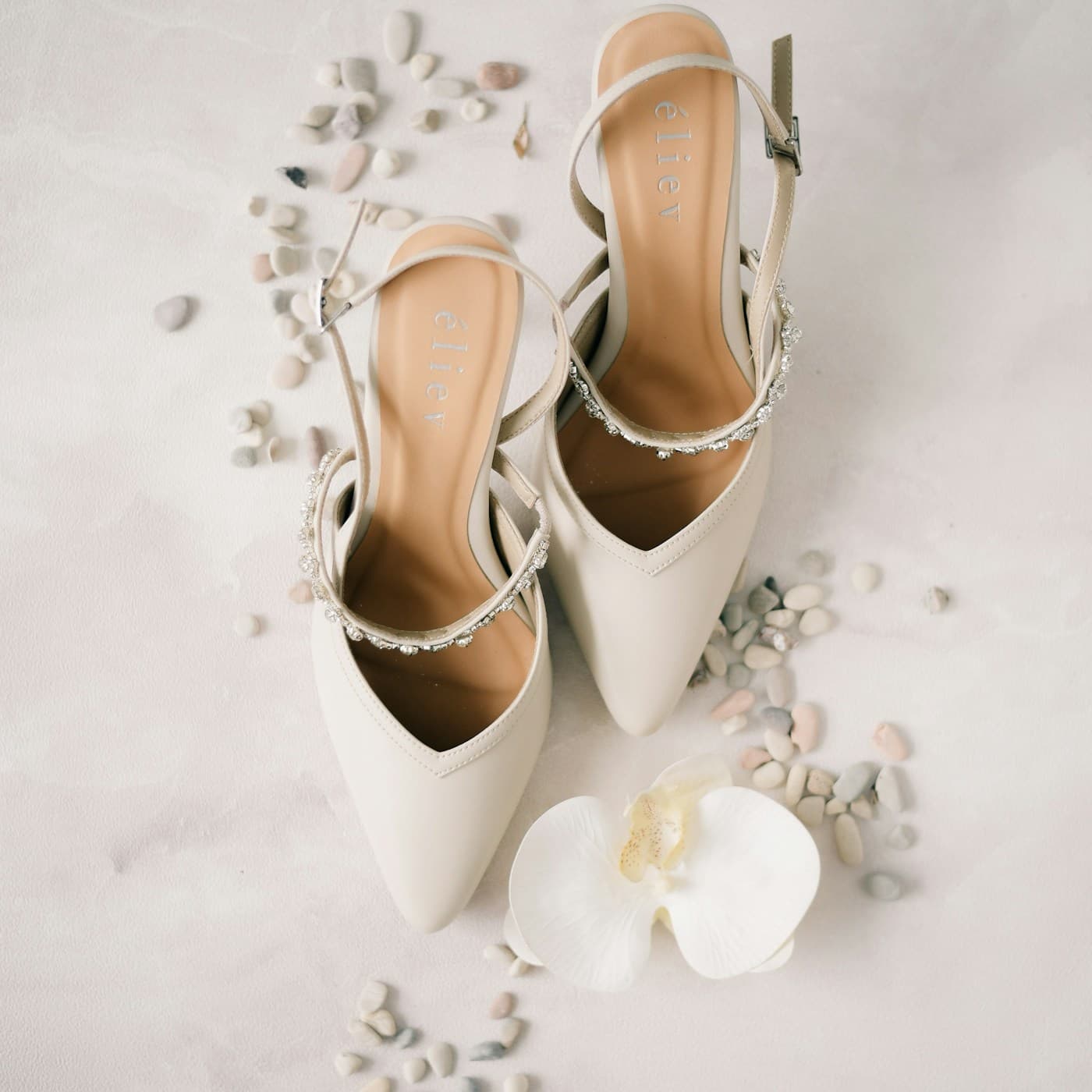 Pearl Bridal Court Shoes