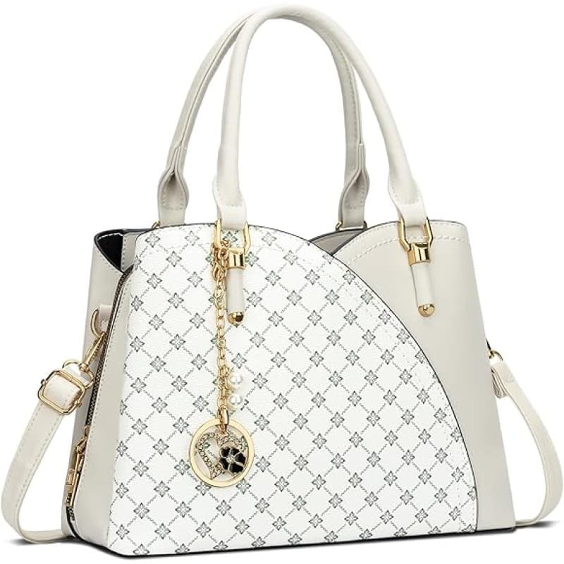 Three-Compartment Fashion Satchel